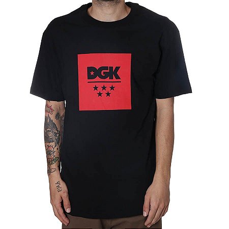 Camiseta Dgk New All Star Preto
