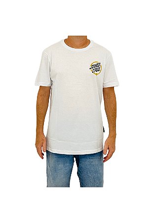 Camiseta Santa Cruz Mako Dot Branco