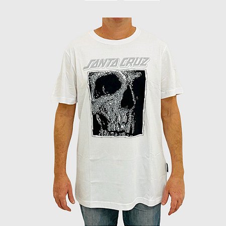 Camiseta Santa Cruz Street Creep Framed Front SS Branco