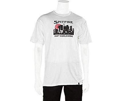 Camisa Huf x Spitfire Skyline Importada Branca