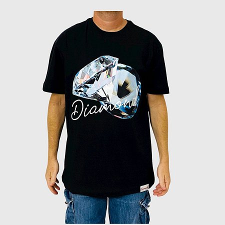 Camiseta Diamond Reflection Preto