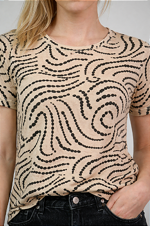 Blusa Feminina Maria Estampada Viscolycra