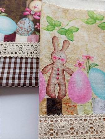 Kit Pano de Prato Tema Páscoa - Modelo 4