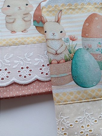 Kit Pano de Prato Tema Páscoa - Modelo 6