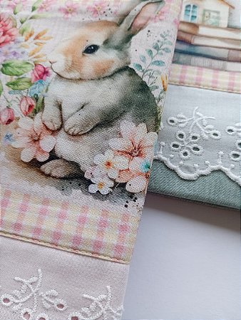 Kit Pano de Prato Tema Páscoa - Modelo 7