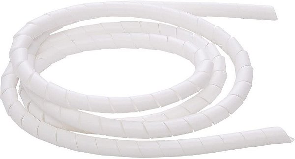 ORGANIZADOR DE CABOS ESPIRAL 10MM 1,5M BRANCO DN1575