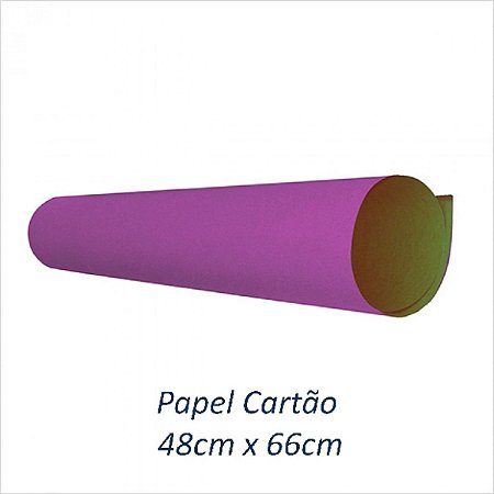 PAPEL CARTAO LILAS 48X66 PCT 20F VMP