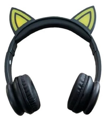 FONE GATINHO EXTRA BASS SE 6126 AMARELO