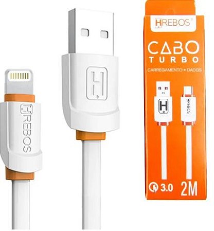 CABO USB APPLE 2 MT HREBOS HS-223