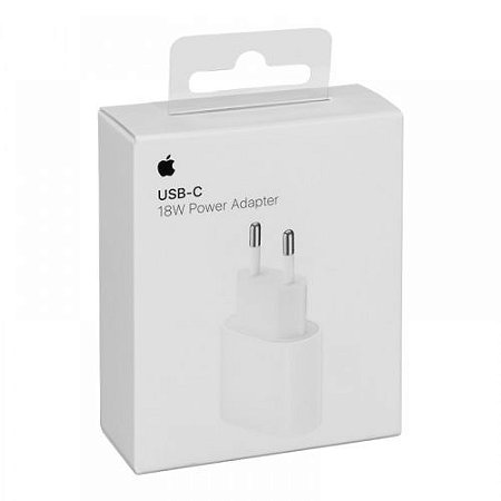 CARREGADOR APPLE 1 USB TIPO C 18W+CABO APPLE