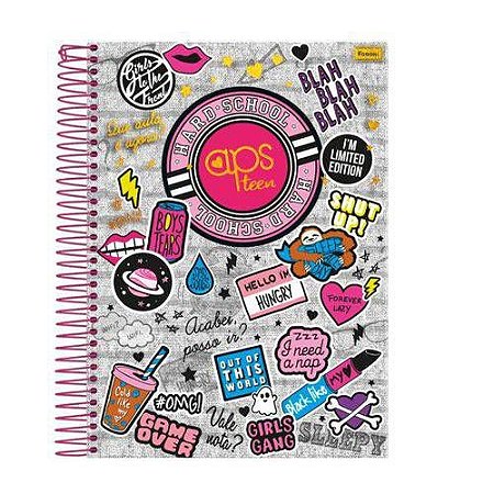 CADERNO CD UNV 01MAT AMIGAS TEEN FORONI