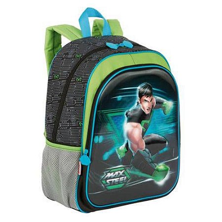 Mochila escolar grande sem roda - 64960-00/18 - Max Steel - Sestini