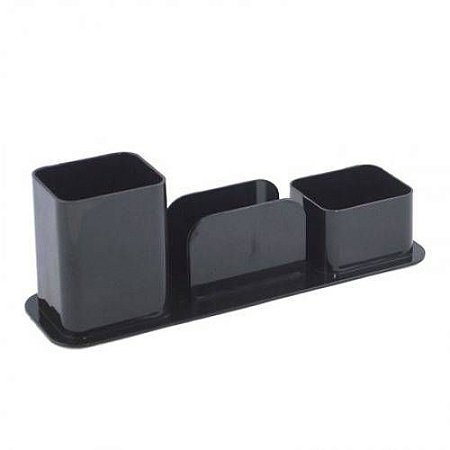 PORTA CANETAS+CLIPS+LEMBRETES (PRETO)(DELLO)(3031.P)