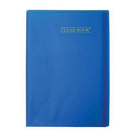 PASTA CATALOGO CLEARBOOK OFICIO 10F (AZUL)(PLASTPARK)3182