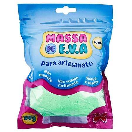 MASSA DE EVA VERDE CLARO 50G UN GATE 72 13.012