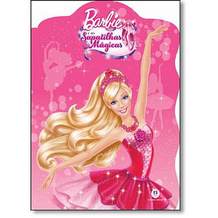 Barbie e as Sapatilhas Mágicas - Livro de Pintar com Jogos Piruetas