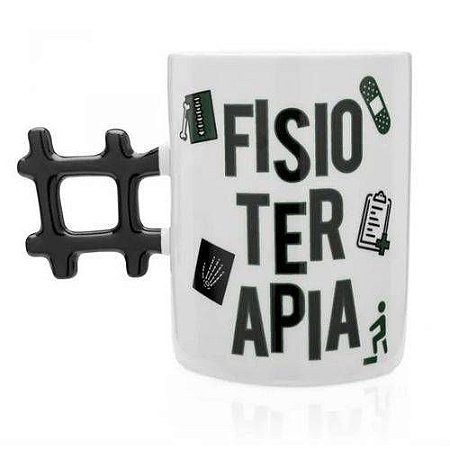 CANECA PROFISSAO HASHTAG FISIOTERAPIA (LUDI)LI2330