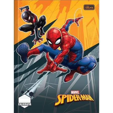 CADERNO CALIGRAFIA VERT CD BROCH 40F SPIDER MAN TILIBRA