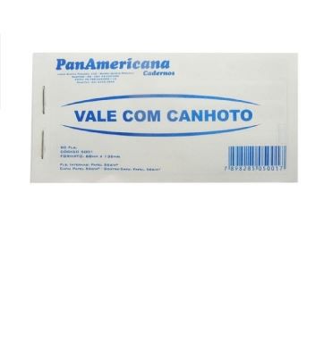 VALE C/ CANHOTO 50F PANAMERICANA