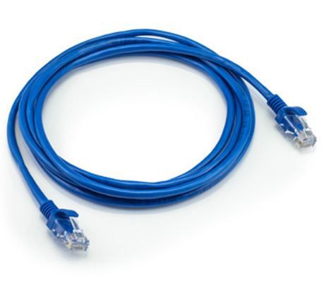 CABO REDE PATCH CORD CAT.5E  3,0M AZUL MYMAX