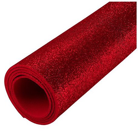 EVA GLITTER VERMELHO 40X60 BRW PE4001