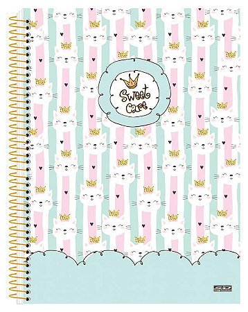 CADERNO CD UNV 10MAT SWEET CARE  SAO DOMINGOS