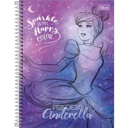 CADERNO CD UNV 01MAT PRINCESAS 80F (TILIBRA)