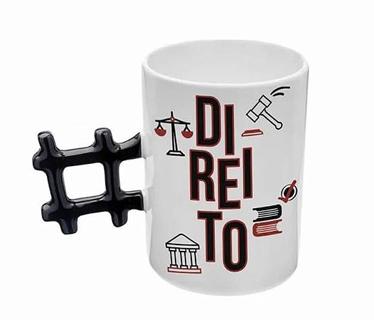 CANECA PROFISSÃO HASHTAG DIREITO LUDI