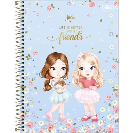 CADERNO CD UNV 01MAT JOLIE 80F  TILIBRA