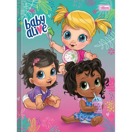 CADERNO BROCHURAO CD 80F BABY ALIVE TILIBRA