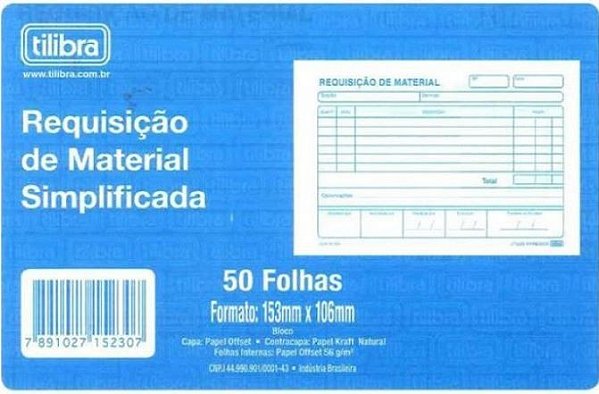 REQUISICAO DE MATERIAL 50F TILIBRA