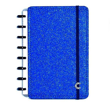 CADERNO INTELIGENTE A5 GLITTER BLUE