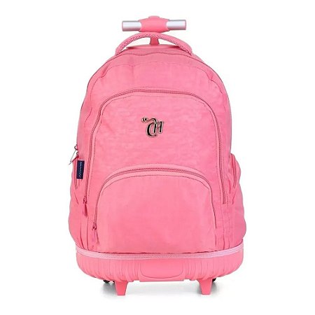 MOCHILA ESCOLAR CAPRICHO ROSE G C/ RODA (DMW)11909