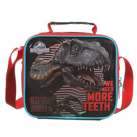 LANCHEIRA ESCOLAR JURASSIC WORLD SOFT DERMIWIL 37412