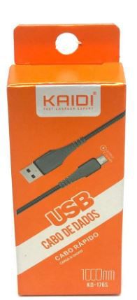 CABO USB V8  1 MT  KAIDI KD-176S