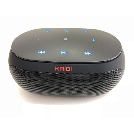 CAIXA SOM BLUETOOTH/SD/USB/FM KD813 KAIDI PRETO