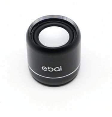 CAIXA SOM BLUETOOTH MINI SPEAKER EBAI PRETO FZF-19YX2