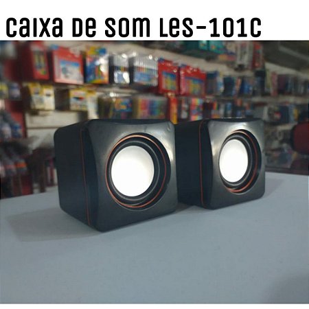 CAIXA SOM MINI 2.5W USB LES-101C LEMOX LES-101C