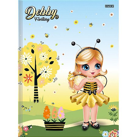 CADERNO BROCHURA CD 1/4 48F DEBBY SAO DOMINGOS