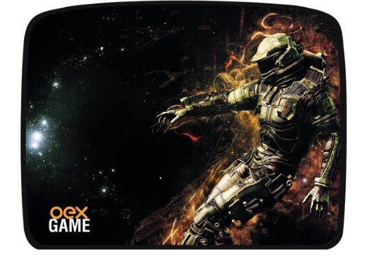 MOUSE PAD GAMER PRETO GALAXY OEX MP304