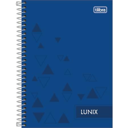 CADERNO ESPIRAL 1/4 80F LUNIX TILIBRA