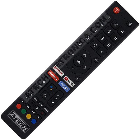 Controle Remoto TV Philco PTV82K90AGIB (Smart TV)