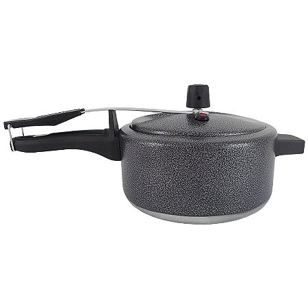 Panela de Pressão de Alumínio 3 Litros - Preto