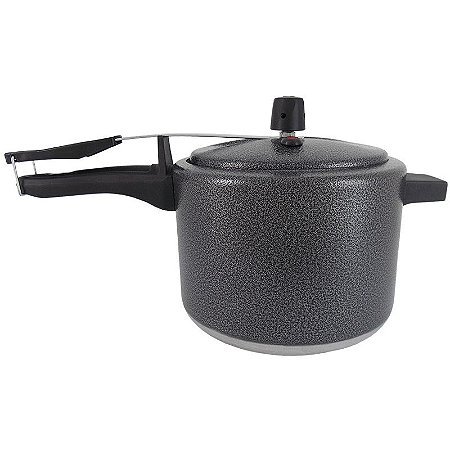 Panela de Pressão de Alumínio 4,5 Litros - Preto