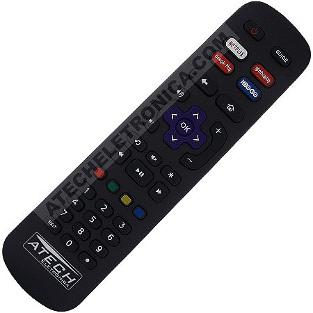 Controle Remoto TV AOC 32S5195/78G / Philco PTV50RCG70BL (Smart TV)