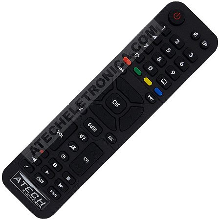 Controle Remoto Receptor Atto TV / Atto Net 5 / Atto Net Eternix / Atto Net X