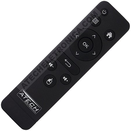 Controle Remoto Smart TV Box Tomate MCD-118 / MCD-119 / MCD-121