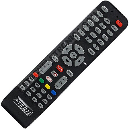 Controle Remoto TV Semp TCL RC199E / L32S4700S / L40S4700FS / L48S4700FS / L55S4700FS (Smart TV)