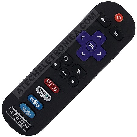 Controle Remoto TV TCL Roku RC280 / 32S3700 / 48FS3700 / 55FS3700 (Smart TV)