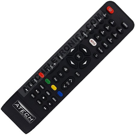 Controle Remoto TV Philco PH28N91DSGWA / PH32C10DSGWA / PH43N91DSGWA / PH50A17DSGWA (Smart TV)